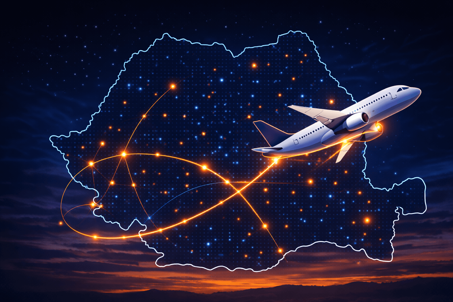 Passenger traffic: Brașov Airport vs Sibiu Airport